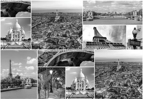 Fototapet - Monumentele Parisului (254x184 cm)
