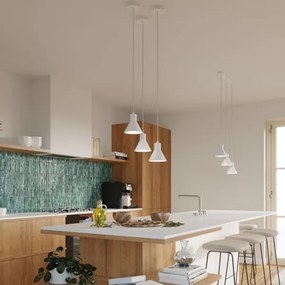 Lustră pe cablu TALEJA 1xE27/60W/230V albă Sollux SL.0983