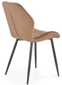 Scaun de bucaterie Pelor, bej/negru