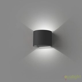 Aplica de perete LED exterior IP54 stil decorativ SUNSET neagra 70687
