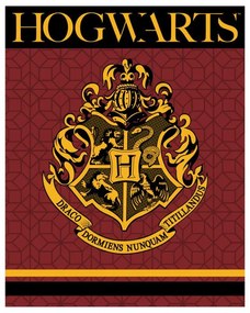 Harry Potter Crest pătură coral fleece 120x150cm