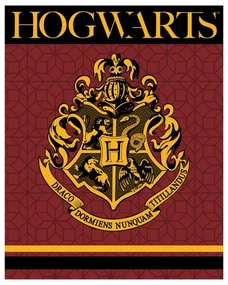 Harry Potter Crest pătură coral fleece 120x150cm