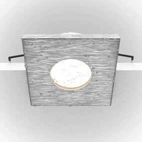 Spot incastrabil design tehnic IP65 Stark argintiu 8,4x8,4cm
