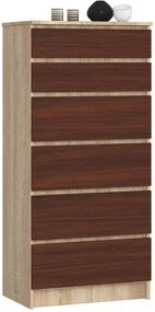 Comodă Kalista III (stejar sonoma + wenge). 1069020