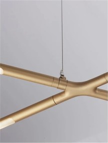 Lustra LED suspendata design modern RACCIO aurie
