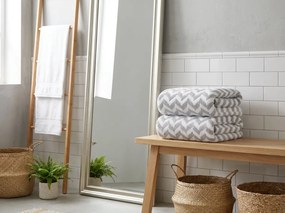 Prosop cu uscare rapida SWIFTURA 70x140 cm gri, 100% microfibra