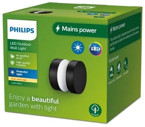 Aplică LED de exterior Philips LAVEN LED/6W/230V 2700K IP44