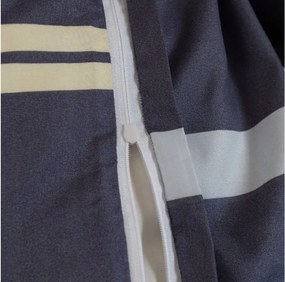 Lenjerie de pat din microfibra TARTAN albastru inchis Dimensiune lenjerie de pat: 2 buc 70 x 80 cm | 160 x 200 cm