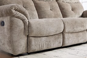 Canapea dumonde 3 locuri cu 2 reclinere manuale Norven 249x105 cm