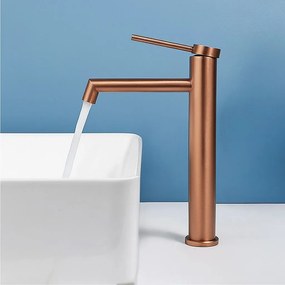 Robinet pentru lavoar Rea FOSS Brush Copper HIGH
