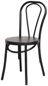 Scaun dining negru din metal Medley