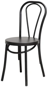 Scaun dining negru din metal Medley