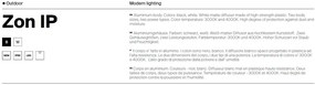 Spot LED aplicat iluminat exterior IP65 Zon IP 30W alb