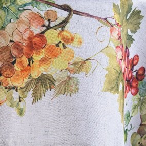 decoDoma Față de masă centrală cu imprimeu VIȚĂ DE VIE 85 x 85 cm