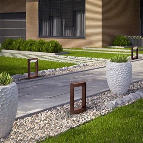 Brilagi - Lampă LED de exterior CROTONE LED/7W/230V maro IP54 30 cm