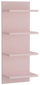 Bibliotecă verticală - Roz