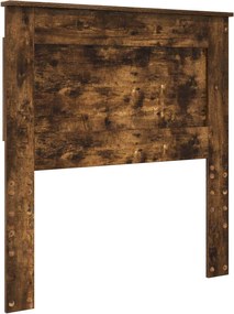 vidaXL Tăblie cap cu headboard Stejar fumuriu 80 cm Lemn compozit