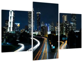 Tabloul metropolei nocturne (90x60 cm)