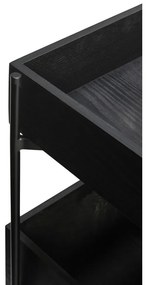 Cărucior din lemn de frasin pe roți 42x37 cm Fresh - Hübsch