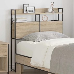 vidaXL Tăblie de depozitare Sonoma oak 90 cm Lemn compozit