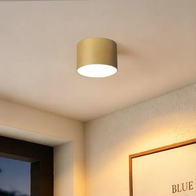 BRILAGI - Plafonieră de baie FORIS LED/9W/230V Ø 9 cm aurie IP44