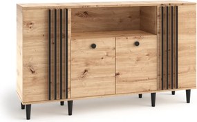 Comodă LIVIA 04 – 160x40x92.5 cm – Stejar Artisan