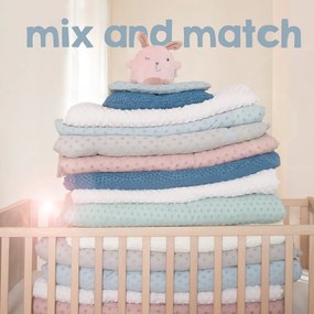 Pătură pentru copii bej din amestec de bumbac 80x80 cm Frosty Almond – Roba