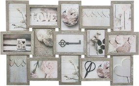 Rame foto, colaj, 15 elemente, anticate, Atmosfera