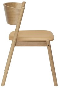 Scaun dining din lemn de stejar Oblique - Hübsch