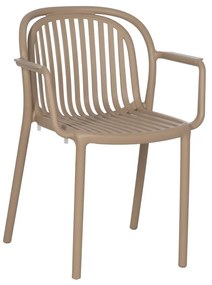 Scaun de dining bej din plastic Alia – Ixia