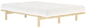 Pat matrimonial din lemn masiv de pin cu somieră 140x200 cm Pace – Karup Design