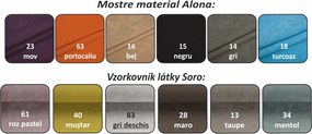 Fotoliu, material textil în stilul patchwork viorica 1, CHARLOT