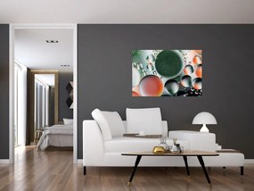 Tablou abstract - buline (90x60 cm)