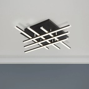 Plafoniera, Lustra LED aplicata design modern Matrix 696-6BK SRT