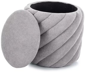 Taburet Pelaro gri deschis Tap.256