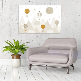 Tablou - Baloane zburătoare (90x60 cm)