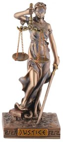 Mini statueta zeita dreptatii Justitia 10cm