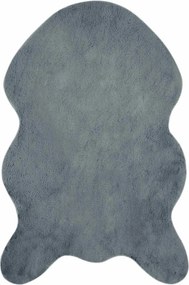 vidaXL Covor din de iepure sintetic antiderapant Olite Antracit