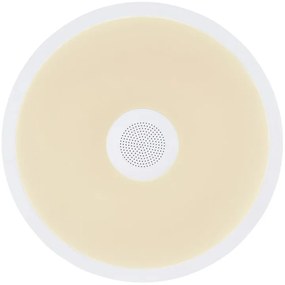 Plafoniera LED RGB cu telecomanda si difuzor RAFFY alba