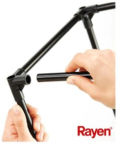 Șifonier gri din material textil 105x161 cm – Rayen