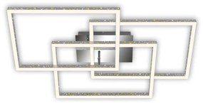 Plafonieră LED dimabilă Brilo FRAME LED/57W/230V 3000K crom mat