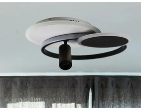 Plafonieră LED dimabilă LED/65W/230V 3000-6500K alb/negru + telecomandă