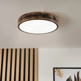 Brilagi - Plafonieră LED CARVALHO SMOKEY 36W/230V, stejar, Ø 47,5 cm