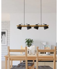 Lustră LED RGBW dimabilă pe cablu Eglo 900883 HORNWOOD-Z 4xLED/3,7W/230V