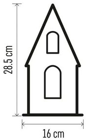 Decorațiune LED de Crăciun 3xLED/2xAA bej