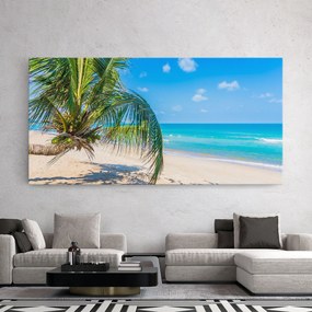 Tablou Canvas, 100x200cm, Dormitor si Living, Peisaje, Plaje, Tropical Beach View