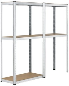 Juskys Set 2 rafturi - 160 x 80 x 40 cm