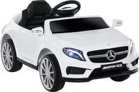 HOMCOM Mașină Electrică pentru Copii, Mercedes GLA Electric pentru Copii 3+ ani, cu Telecomandă, Faruri și Muzică, 100x58x46 cm, Alb | Aosom Romania