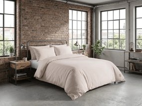 Lenjerie de pat din bumbac FOREVER COLOURS roz deschis Dimensiune lenjerie de pat: 2 ks 60 x 70 cm | 260 x 220 cm
