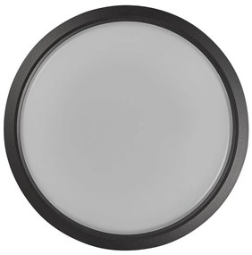 Aplica LED perete/ tavan exterior cu protectie IP54 Ava Smart Black